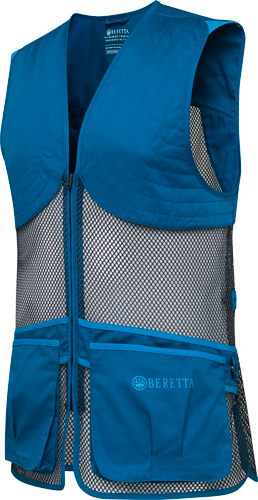 Beretta Unisex Full Mesh Breathable Performance Competition Vest, Blue Twil view 2