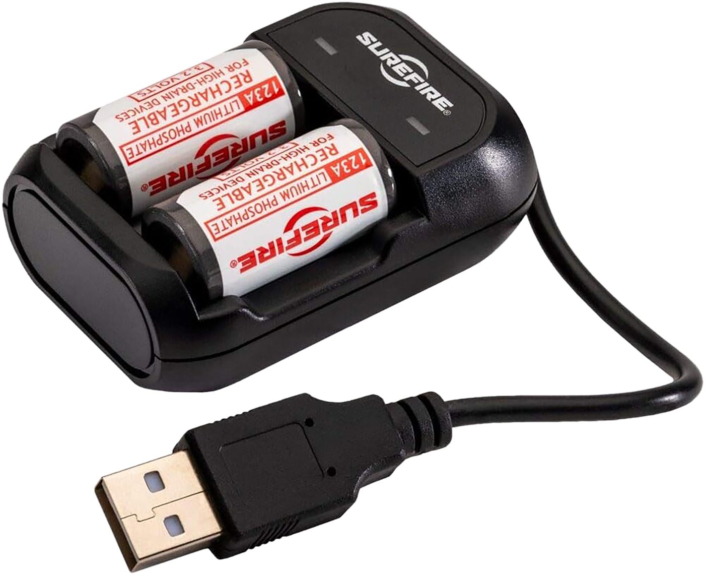 Surefire SFLFP123 Kit Rechargeable Batteries with Charger 2/ct