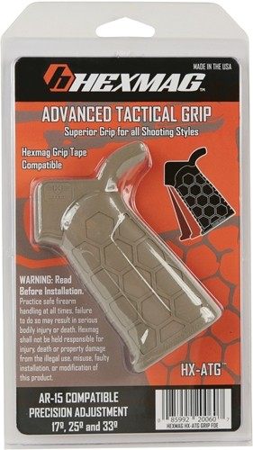 HEXMAG GRIP TACTICAL FDE FITS AR-15 view 2