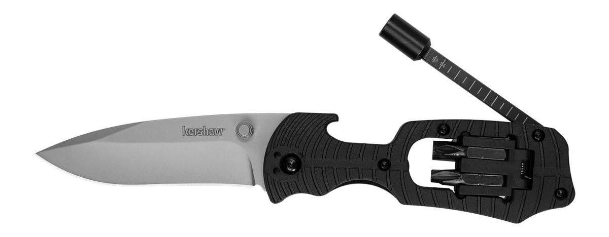 Kershaw Knives 1920 Select Fire Folding 8 Cr13 MoV SS 7.60in Long Plain Bla