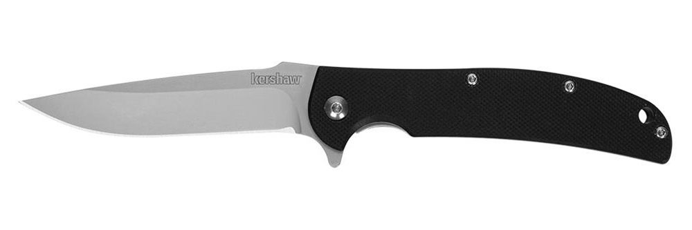 Kershaw Chill Pocketknife, 3.1in 8 Cr13 MoV Stainless Steel Drop Point Blad view 3