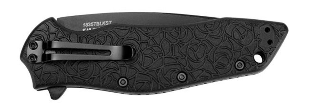 Kershaw Knives Kuro Folding Knife 3-1/10in Partially Serrated American Tant view 3