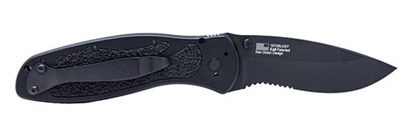 Kershaw Glassbreaker Blur Pocketknife, 3.4in Sandvik 14C28N Stainless Steel view 2