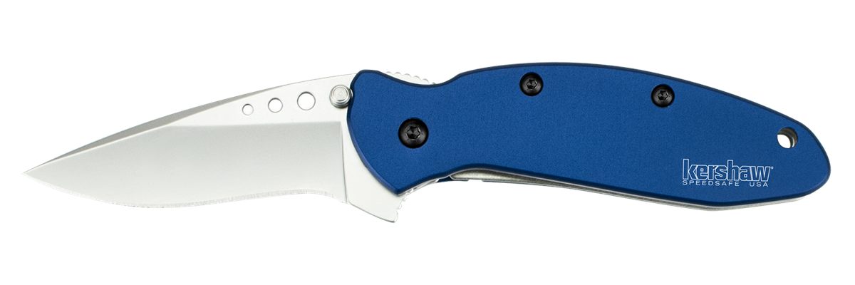 Kershaw Knives 1620NB Scallion 2.40in Folding Drop Point Plain Bead Blasted