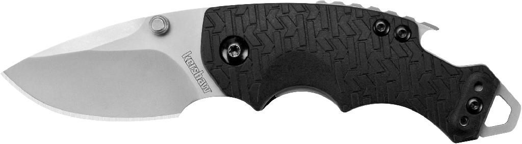 Kershaw Knives Shuffle Knife Plain Edge Manual Open-black Hangable