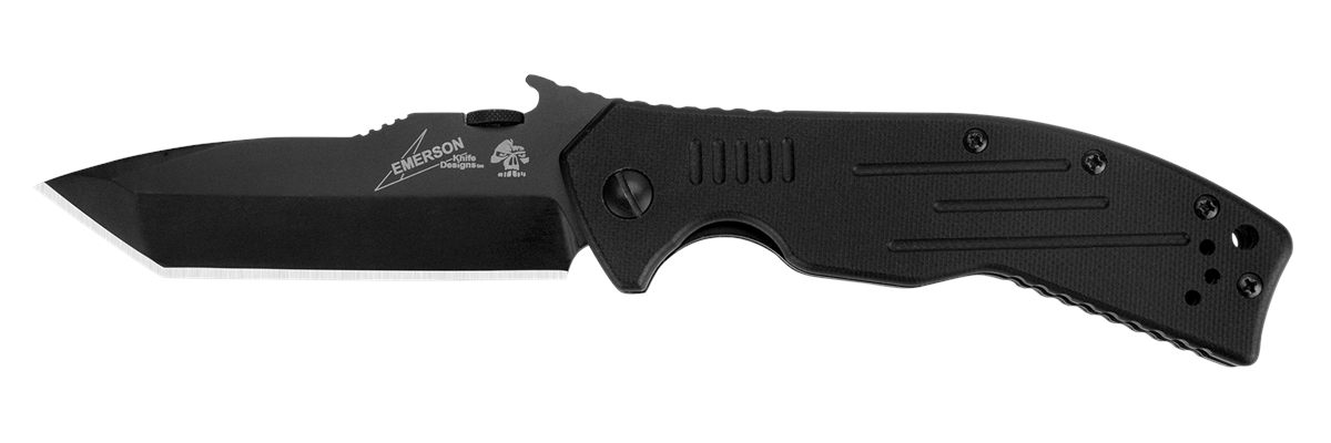 Kershaw 6044TBLK CQC 8K 3.50in Folding American Tanto Plain Black Oxide 8 C