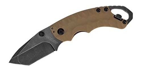 Kershaw Shuffle II Tan Multifunction Folding Pocket Knife (8750TTANBW), 2.6