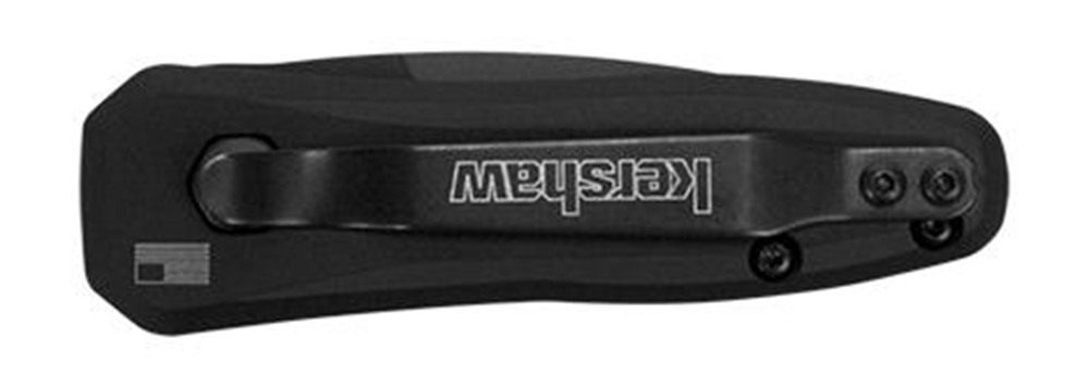 Kershaw 7500BLK Launch 4 1.90in Folding Spear Point Plain Black DLC CPM 154 view 3