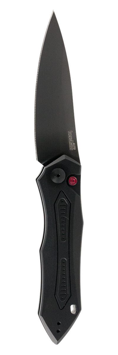 Kershaw 7800BLK Launch 6 3.75in Folding Drop Point Plain Black DLC CPM 154