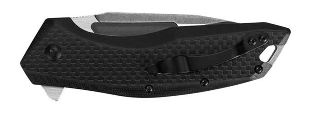 Kershaw Knives Flourish Folding Knife 3-1/2in Drop Point Blade Black view 3