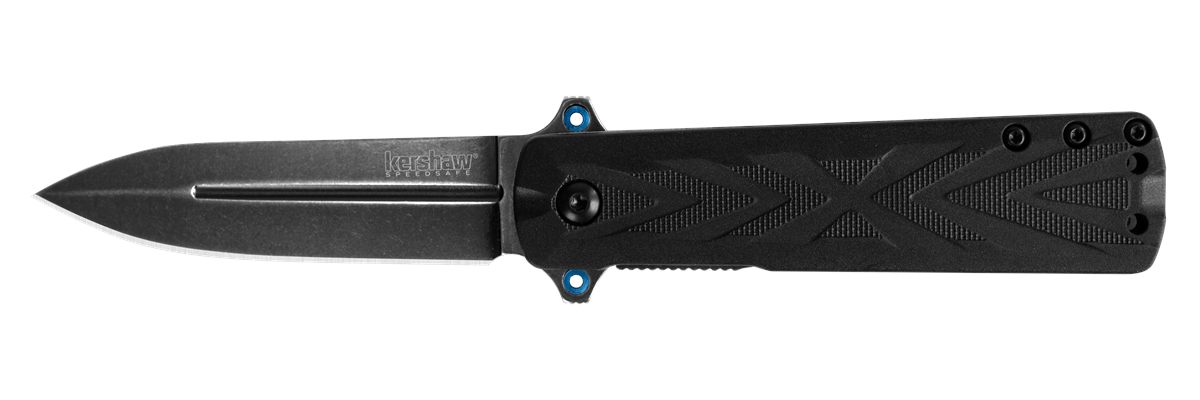 Kershaw 3960 Barstow 3in Folding Spear Point Plain Black Oxide 8 Cr13 MoV S