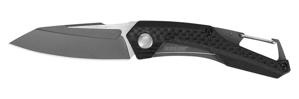 Kershaw Knives Reverb Folding Knife 2-1/2in Drop Point Blade Black