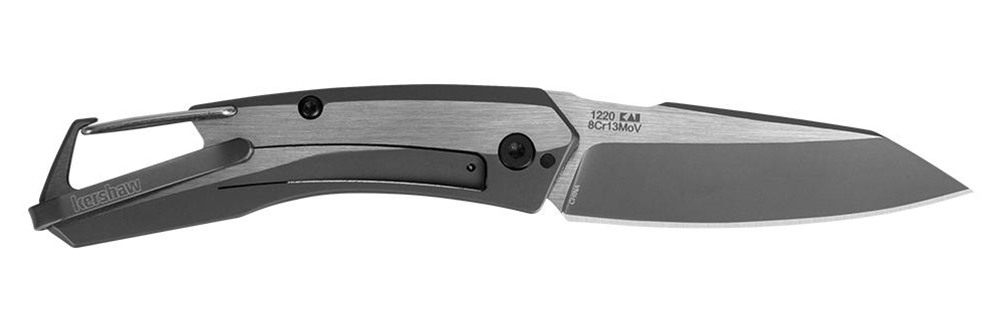 Kershaw Knives Reverb Folding Knife 2-1/2in Drop Point Blade Black view 2