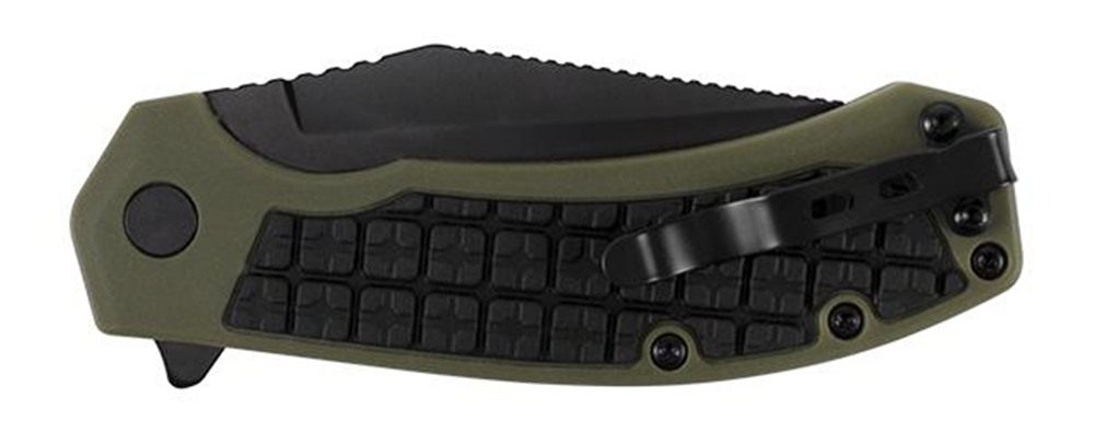 Kershaw Knives 8760 Faultline 3in Folding Drop Point Plain Black Oxide 8 Cr view 3