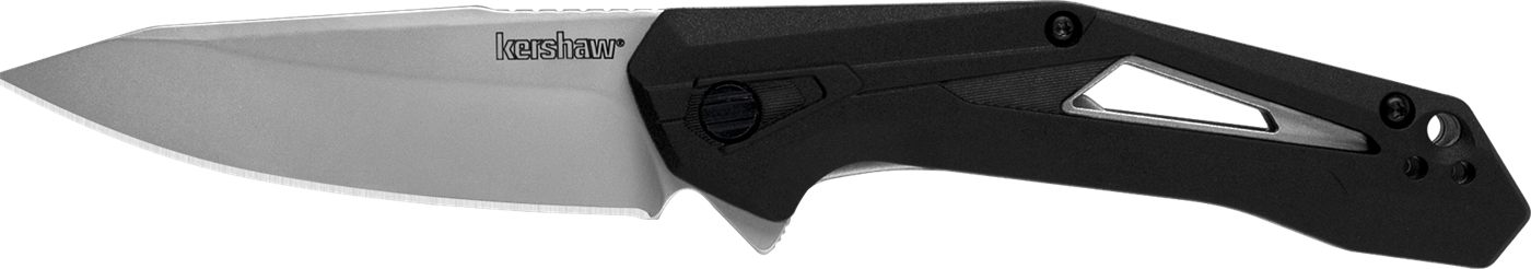 Kershaw 1385 Airlock EDC 3in Folding Drop Point Plain Bead Blasted 5 Cr13 M