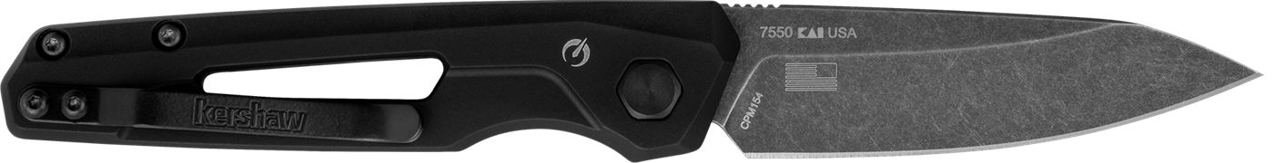 Kershaw 7550 Launch 11 Automatic 2.75in Folding Drop Point Plain Black Oxid