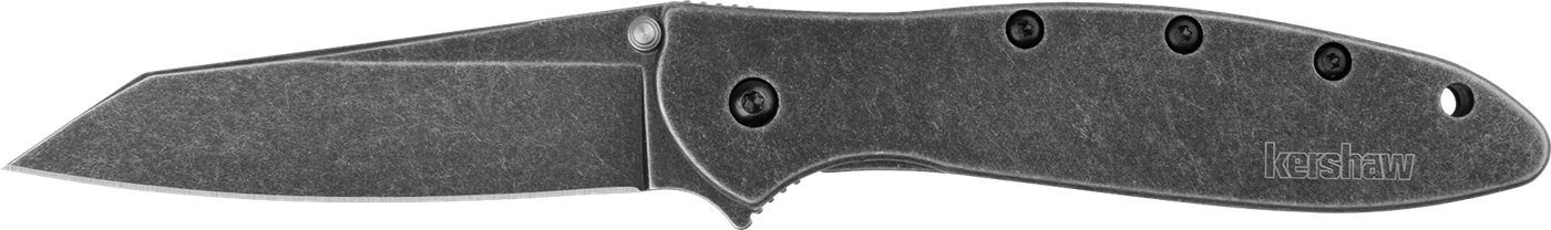 Kershaw Random Leek, Blackwash, 3 inch Sandvik 14C28N Stainless Steel Blade
