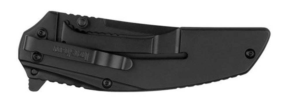Kershaw Outright Folding Knife 3in Trailing Point Blade Black view 3
