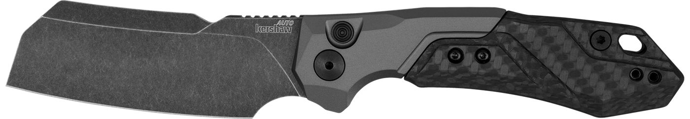 Kershaw 7850 Launch 14 Automatic 3.38in Cleaver Plain Black Oxide CPM 154 S