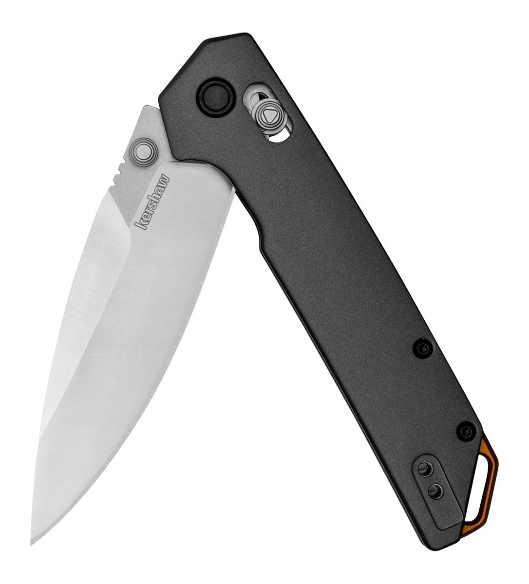Kershaw Iridium Folding Pocket Knife, 3.4 inch D2 Steel Blade, DuraLock Loc