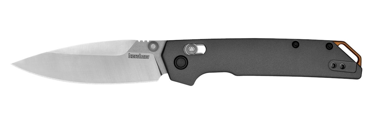 Kershaw Iridium Folding Pocket Knife, 3.4 inch D2 Steel Blade, DuraLock Loc view 2