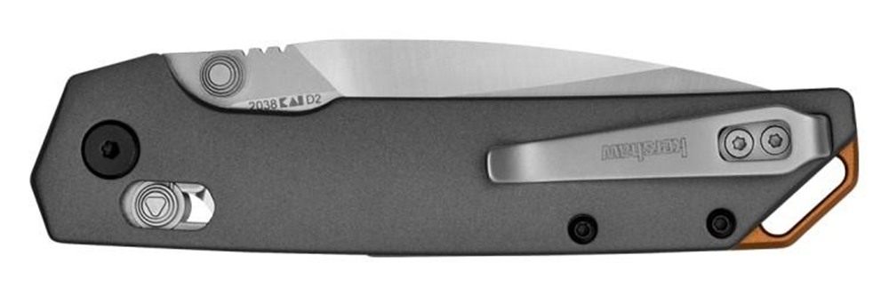 Kershaw Iridium Folding Pocket Knife, 3.4 inch D2 Steel Blade, DuraLock Loc view 3