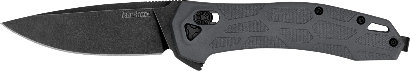 Kershaw 2042 Covalent Mid-Size 3.20in Folding Drop Point Plain Black Oxide