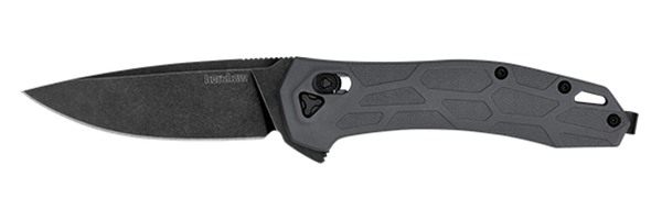 Kershaw 2042 Covalent Mid-Size 3.20in Folding Drop Point Plain Black Oxide view 2
