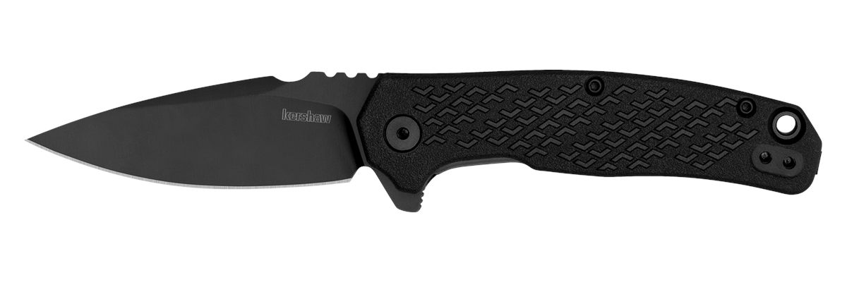 Kershaw 1407 Conduit 2.90in Folding Spear Point Plain, Black Oxide 8 Cr13 M