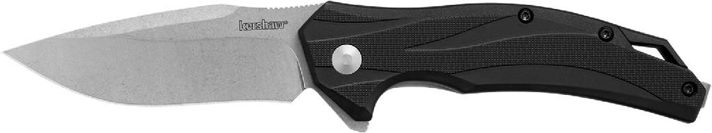 Kershaw Knives Lateral Knife Plain Edge Assisted Open-black Hangable