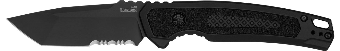 Kershaw 7105 Launch 16 Automatic 3.45in Folding Tanto Part Serrated Plain B