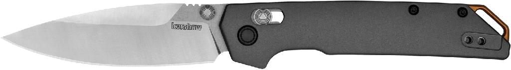 Kershaw Knives Iridium Knife Plain Edge Manual Open-gray Hangable