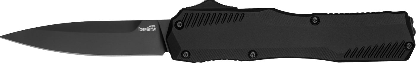 Kershaw 9000BLK Livewire Automatic 3.30in OTF Spear Point Plain Black DLC C