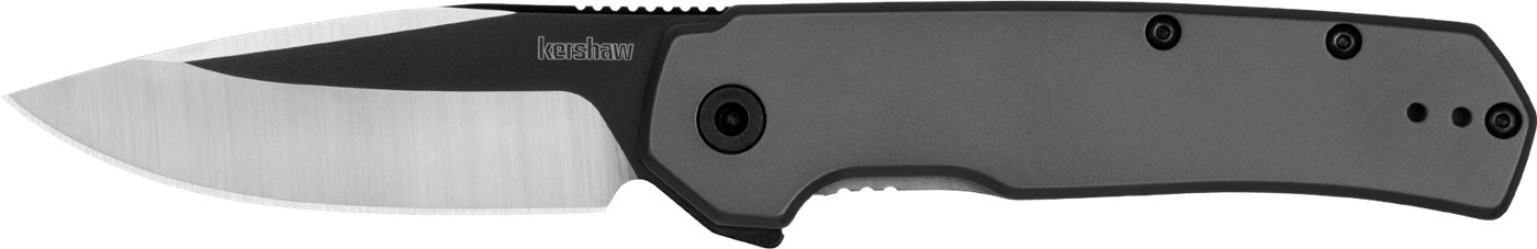 Kershaw 1411 Thermal EDC 2.95in Folding Drop Point Plain Black Oxide w/Sati