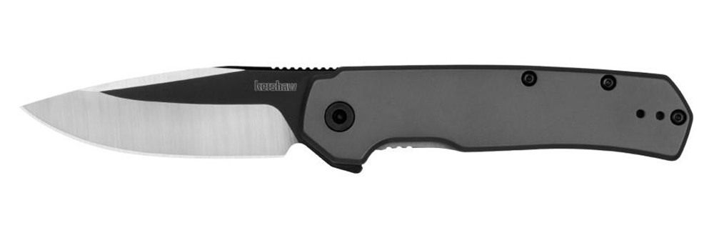 Kershaw 1411 Thermal EDC 2.95in Folding Drop Point Plain Black Oxide w/Sati view 3
