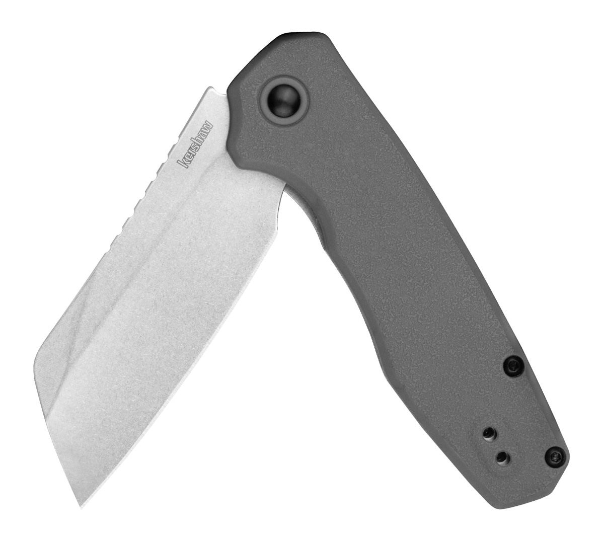 Kershaw Wharf Folding Pocket Knife, 2.8 inch 8 Cr13 Mov Steel Cleaver Style