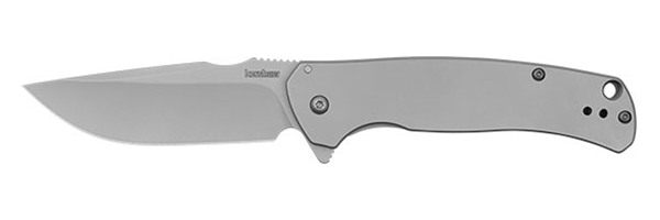 Kershaw Scour Folding Pocket Knife, 3.3 inch 8 Cr13 Mov Silver Blade, Stain view 3