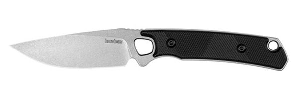 Kershaw Steppe Knife Plain Edge Fixed Blade W/Sheath-Black/Gray BOX