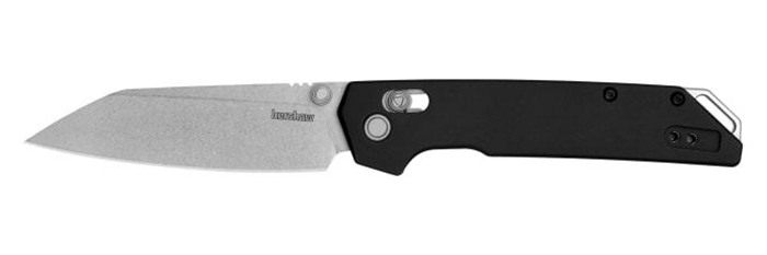 Kershaw Iridium Reverse Tanto Folding Pocket Knife, Sleek 3.4 inch D2 Steel view 3