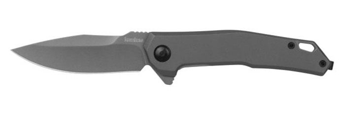 Kershaw Helitack Folding Pocket Knife, 3.3 inch Blade, Stainless Steel Hand view 3