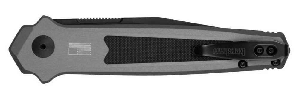 Kershaw 7951 Launch 17 Automatic 3.50in Folding Clip Point Plain Black Cera view 2