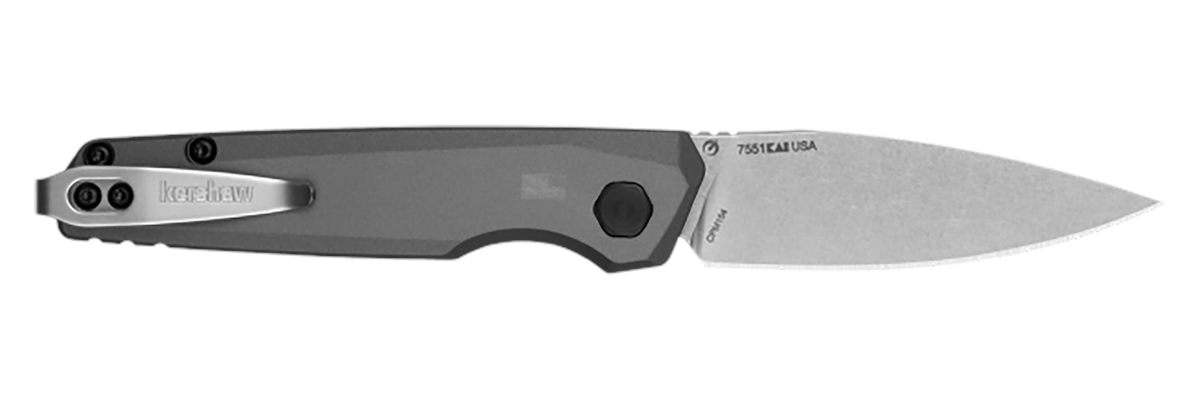 Kershaw 7551 Launch 18 Automatic 2.79in Folding Spear Point Plain Stonewash