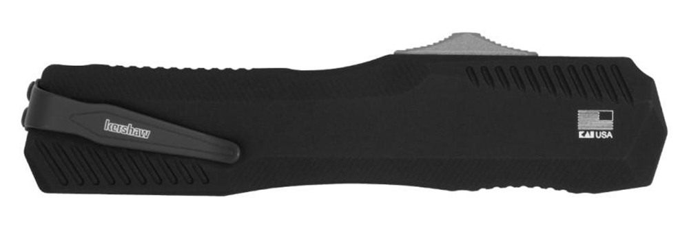 Kershaw 9000CF Livewire 3.35in OTF Dagger, Plain Black PVD CPM MagnaCut Ste view 2