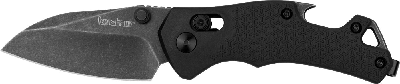 Kershaw 8337 Craze EDC 2.35in Folding Reverse Tanto Plain Blackwash 8 Cr13