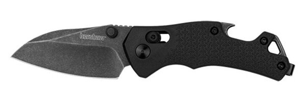 Kershaw 8337 Craze EDC 2.35in Folding Reverse Tanto Plain Blackwash 8 Cr13 view 2