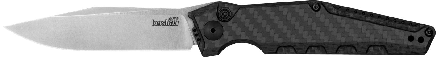 Kershaw 7900CF Launch 7 EDC 3.75in Automatic Clip Point Plain Satin CPM Mag