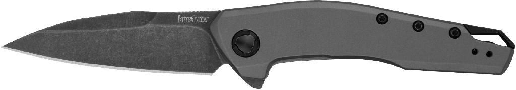 Kershaw Knives Sanctum Knife Plain Edge Assisted Open-gray Hangable