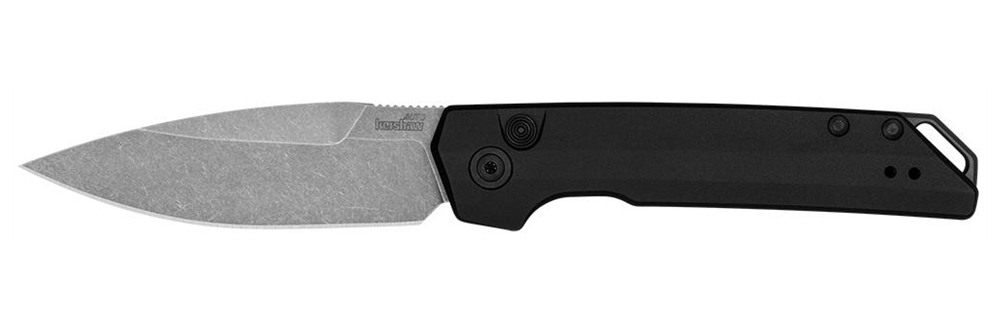 Kershaw Launch Iridium Knife (Automatic) Plain Edge-Black (USA)