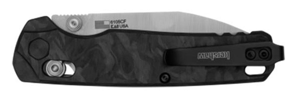 Kershaw 6105CF Bel Air Folding/Reverse Tanto Plain Blackwash CPM MagnaCut S view 3