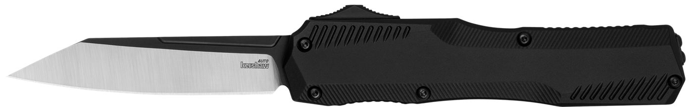 Kershaw 9000R Livewire Automatic 3.30in OTF Reverse Tanto Plain Black PVD F